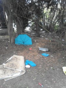 Dreckecke Haltestelle Reichenbergerstraße