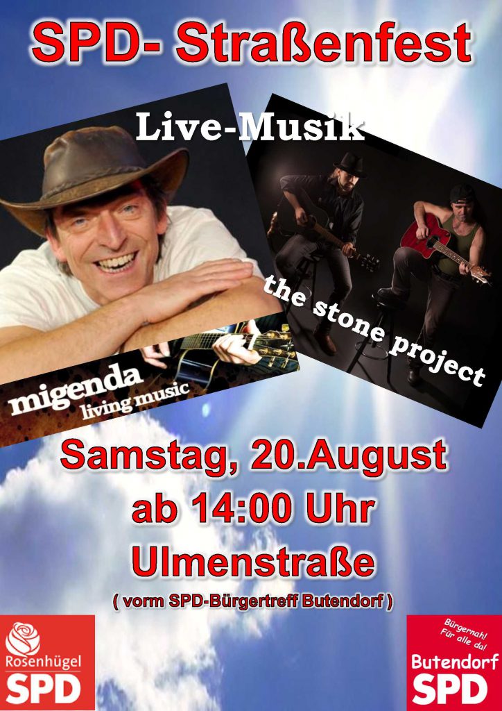 Plakat SPD- Straßenfest