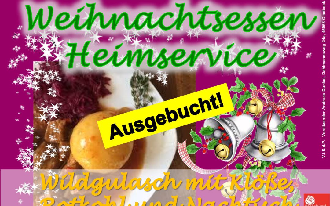 „Wildgulasch zu Weihnachten ist ausgebucht“