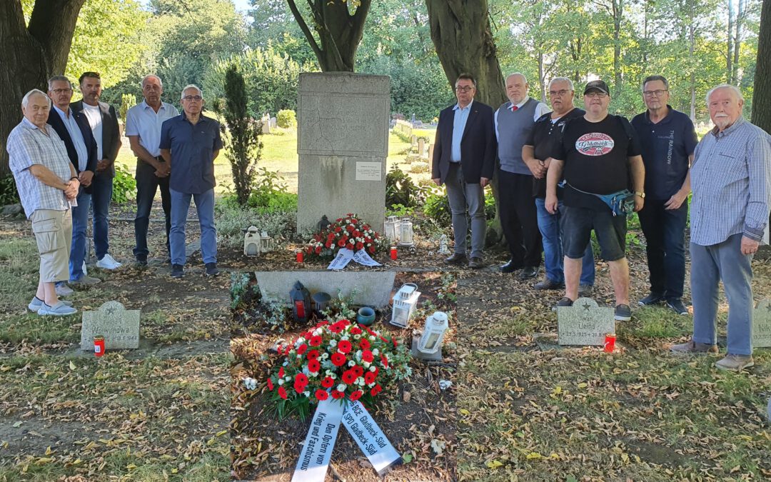 Die IGBCE und die SPD erinnern gemeinsam an die Opfer von Krieg und Faschismus