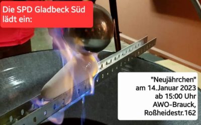 „Wir gehen optimistisch in das neue Jahr – am 14.Januar mit einem Neujährchen an/ in der AWO-Brauck“
